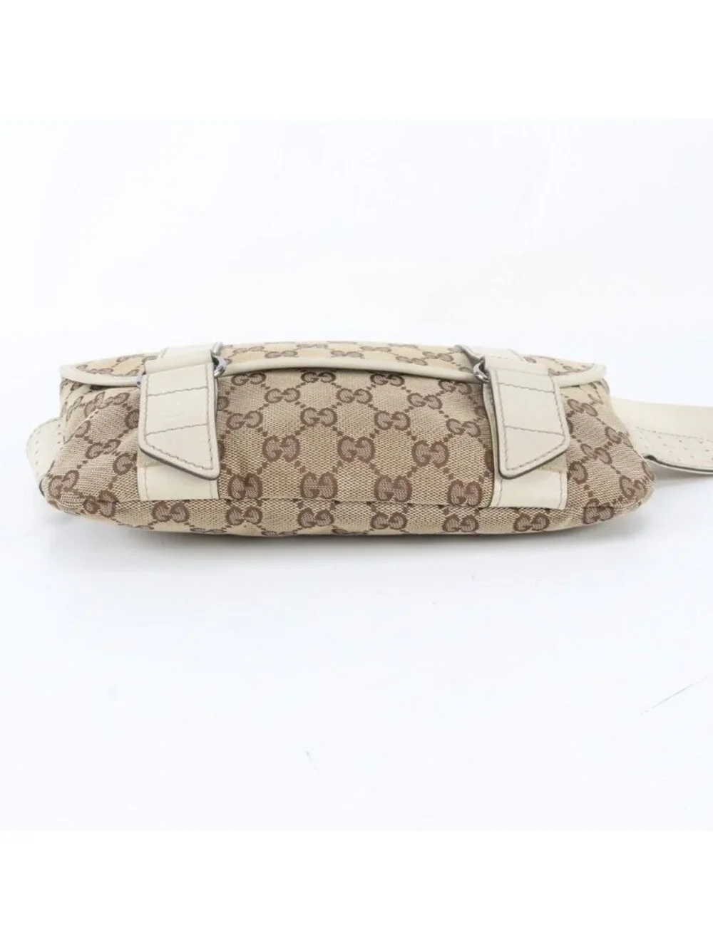 Gucci GG Canvas 2-Way Belt Bag Crossbody Waist Pouch